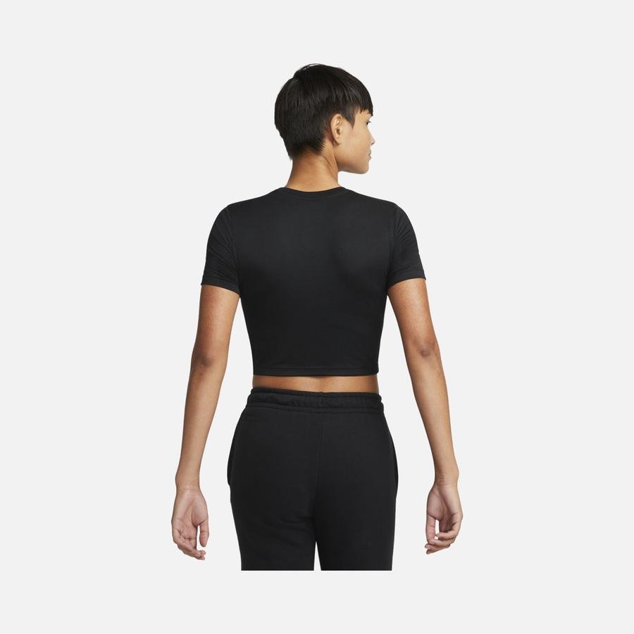  Nike Sportswear Opal Shine Crop Short-Sleeve Kadın Tişört