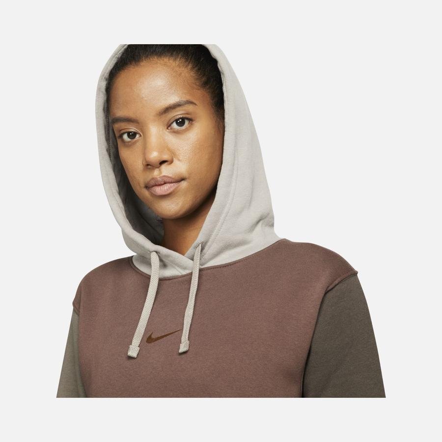  Nike Sportswear Color Block Pullover Hoodie Kadın Sweatshirt