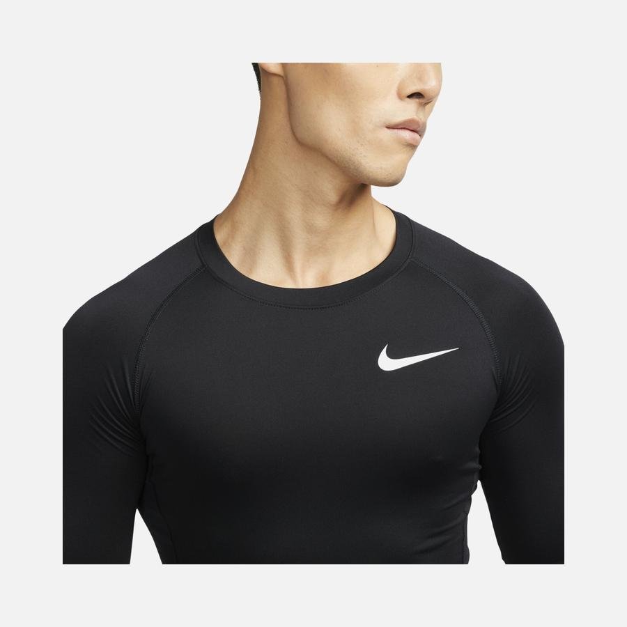 Nike Pro Dri-Fit Tight-Fit Athletic Training Long-Sleeve Erkek Tişört