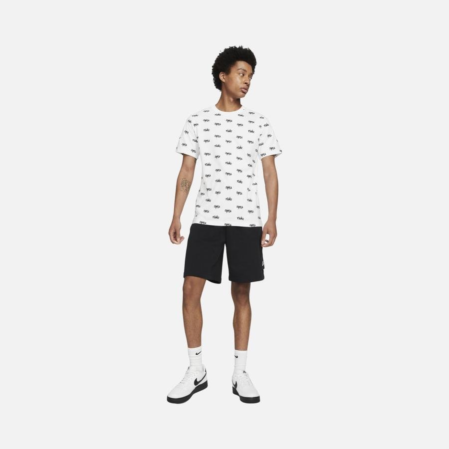  Nike Sportswear Printed Club LBR Short-Sleeve Erkek Tişört