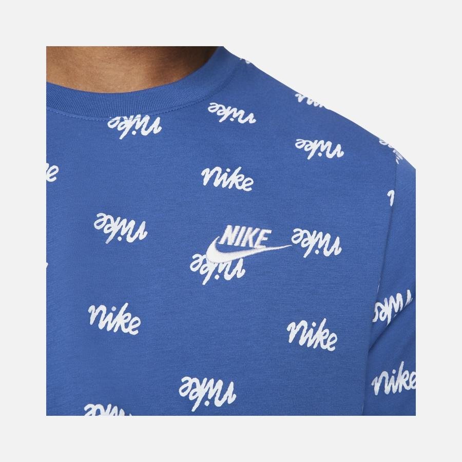  Nike Sportswear Printed Club LBR Short-Sleeve Erkek Tişört