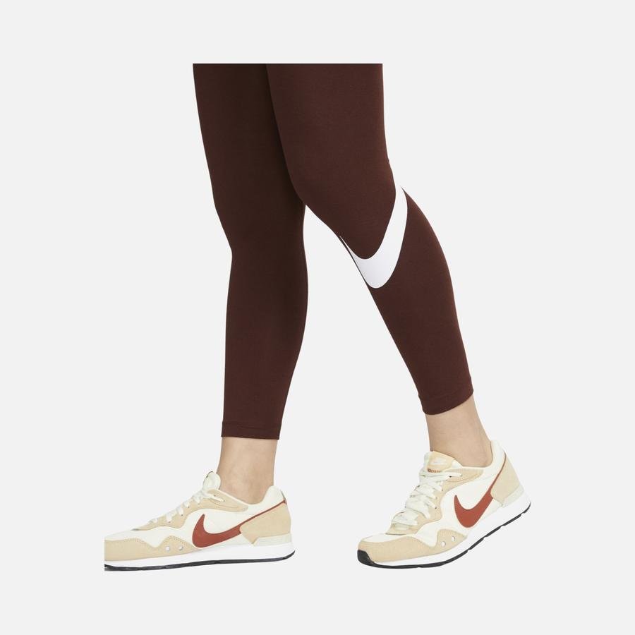 Nike Sportswear Essential Mid-Rise Swoosh Kadın Tayt