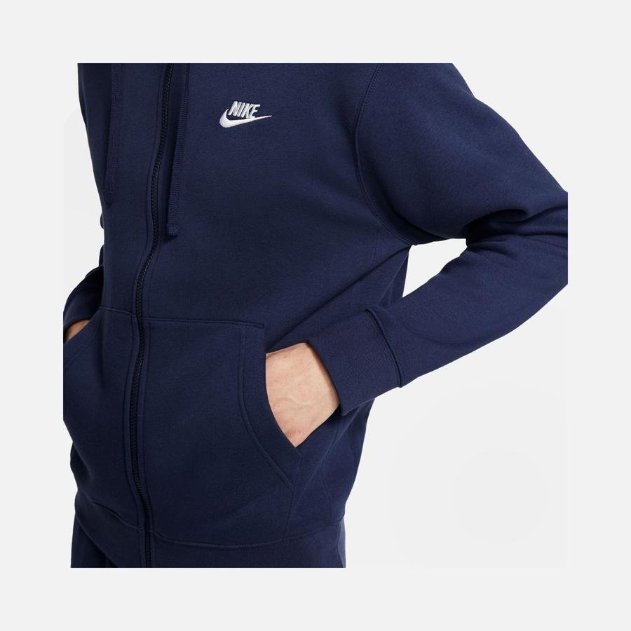 Nike Sportswear Club Fleece Full-Zip Hoodie Erkek Sweatshirt