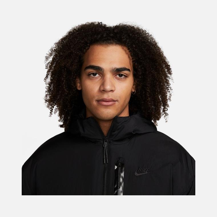 Nike Sportswear Therma-Fit Woven Tech+ Insulated Full-Zip Hoodie Erkek Ceket