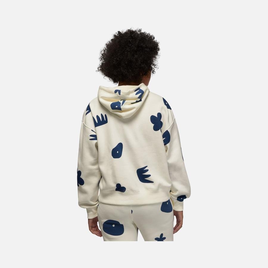  Nike Jordan Brooklyn Artist Series Fleece Pullover Hoodie Kadın Sweatshirt