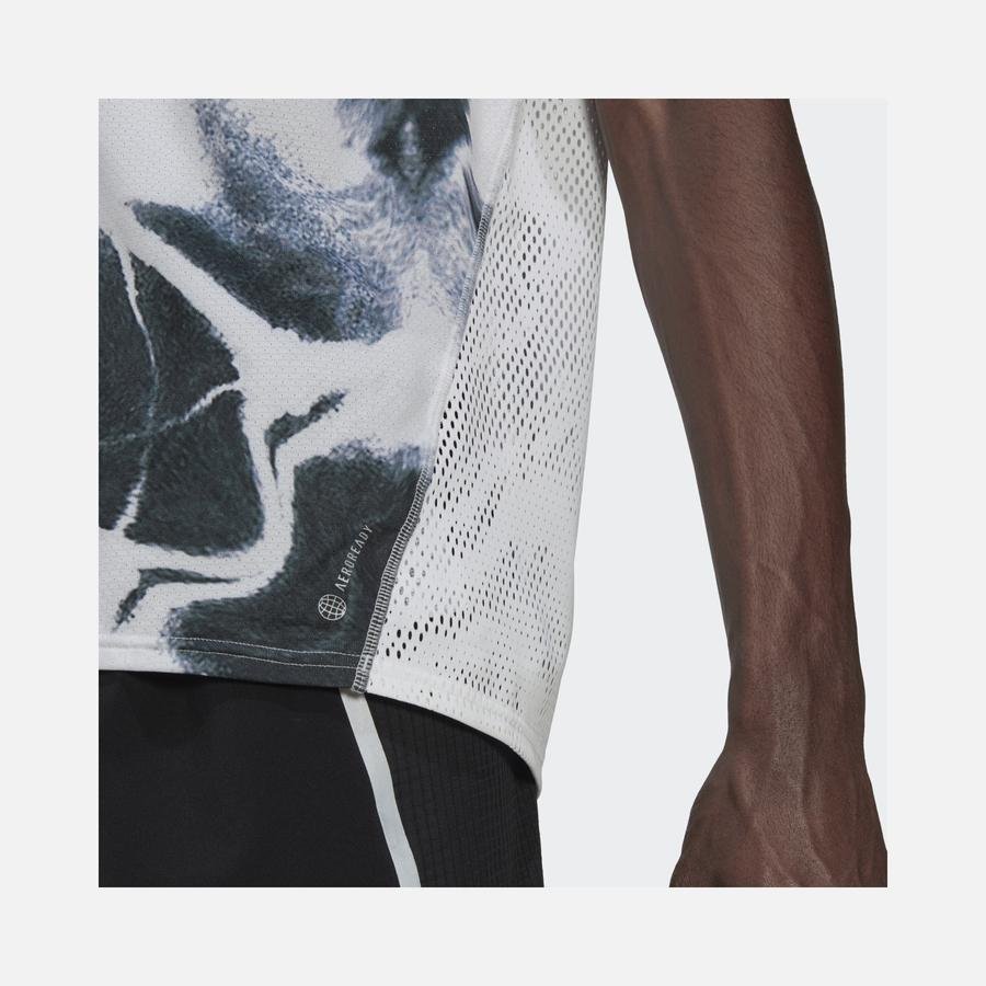  adidas Fast Graphic Running Short-Sleeve Erkek Tişört