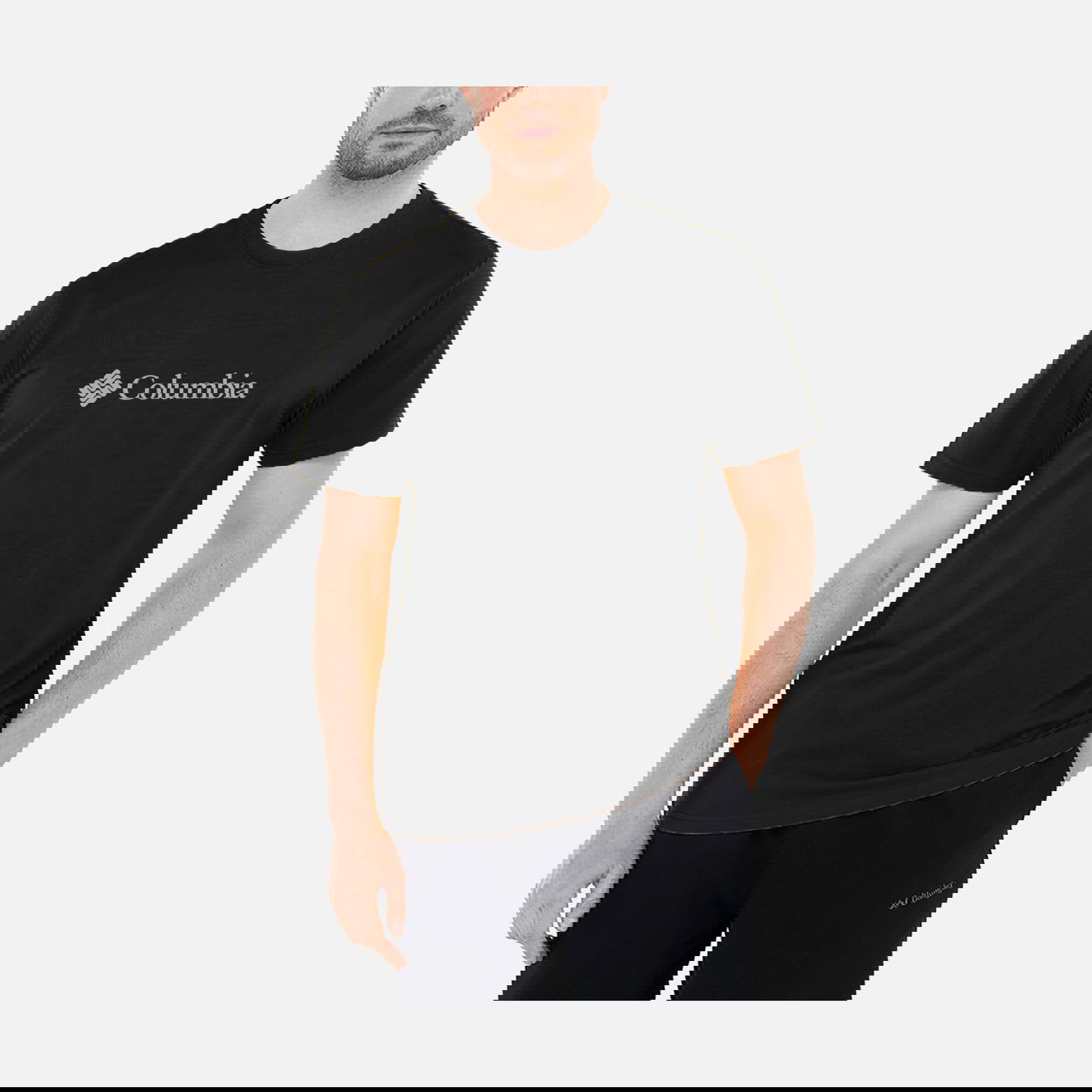  Columbia CSC Basic Big Logo Brushed Short-Sleeve Erkek Tişört