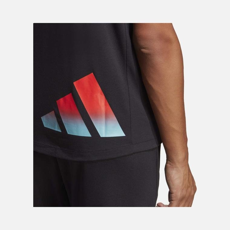 adidas AEROREADY Train Icons 3 Bar Logo Training Short-Sleeve Erkek Tişört
