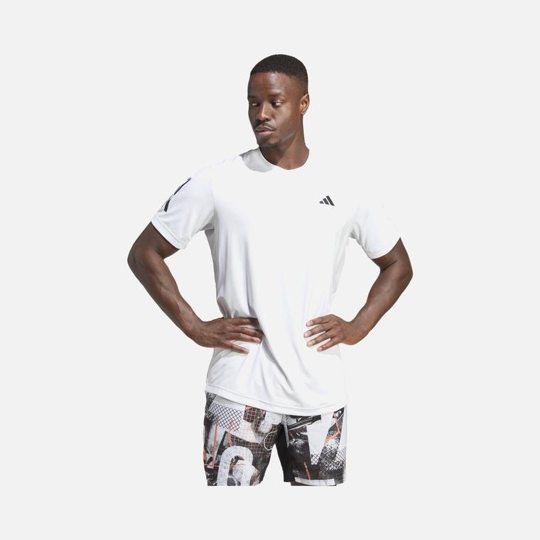 adidas Club 3-Stripes Tennis Short-Sleeve Erkek Tişört