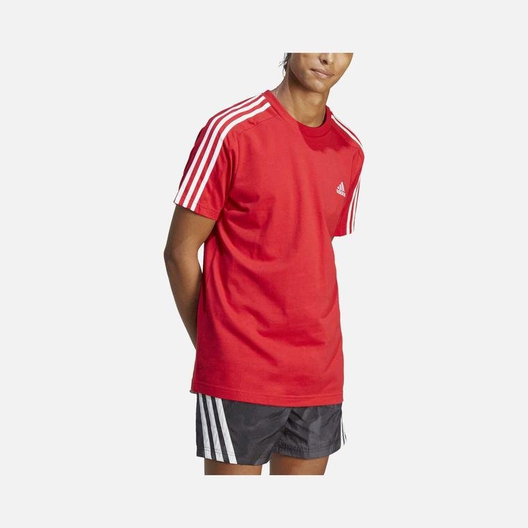 adidas Essentials Single Jersey 3-Stripes Short-Sleeve Erkek Tişört