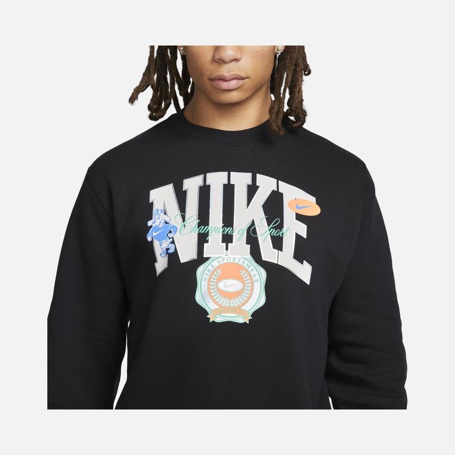  Nike Sportswear College Sports Graphic Fleece Erkek Sweatshirt