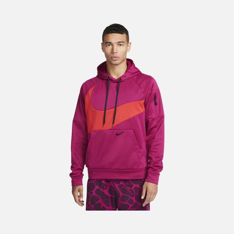Nike Therma-Fit Pullover Swoosh Graphic Fitness Hoodie Erkek Sweatshirt
