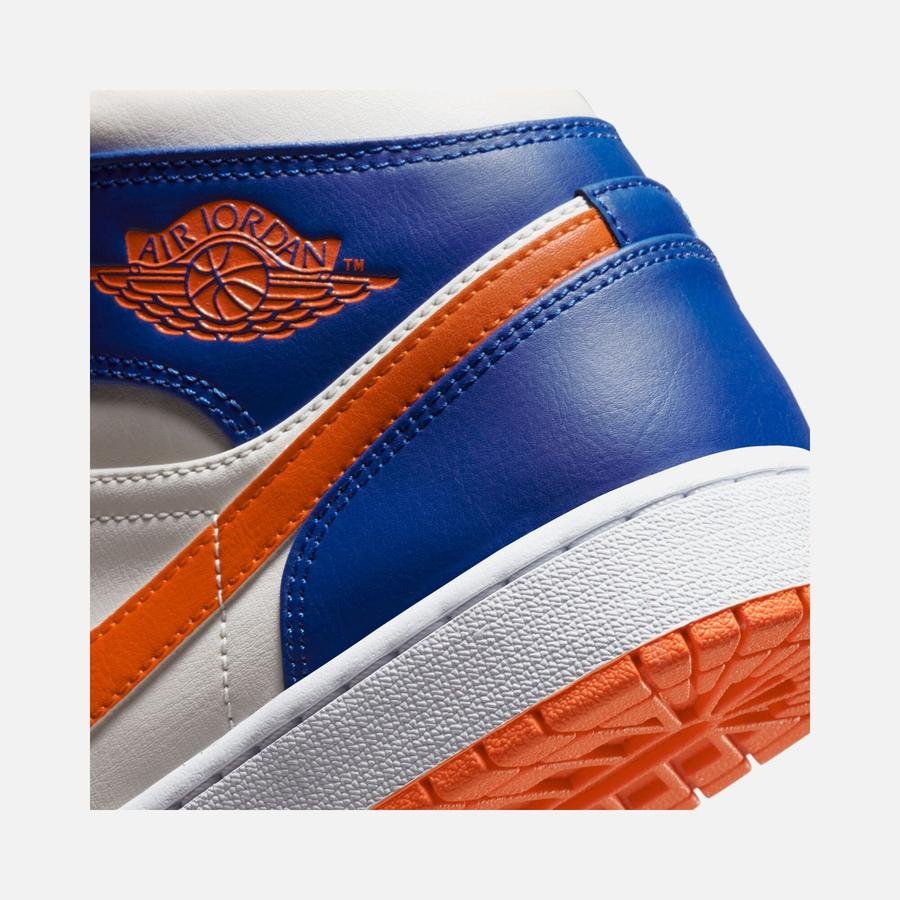  Nike Air Jordan 1 Mid ''Knicks'' Erkek Spor Ayakkabı
