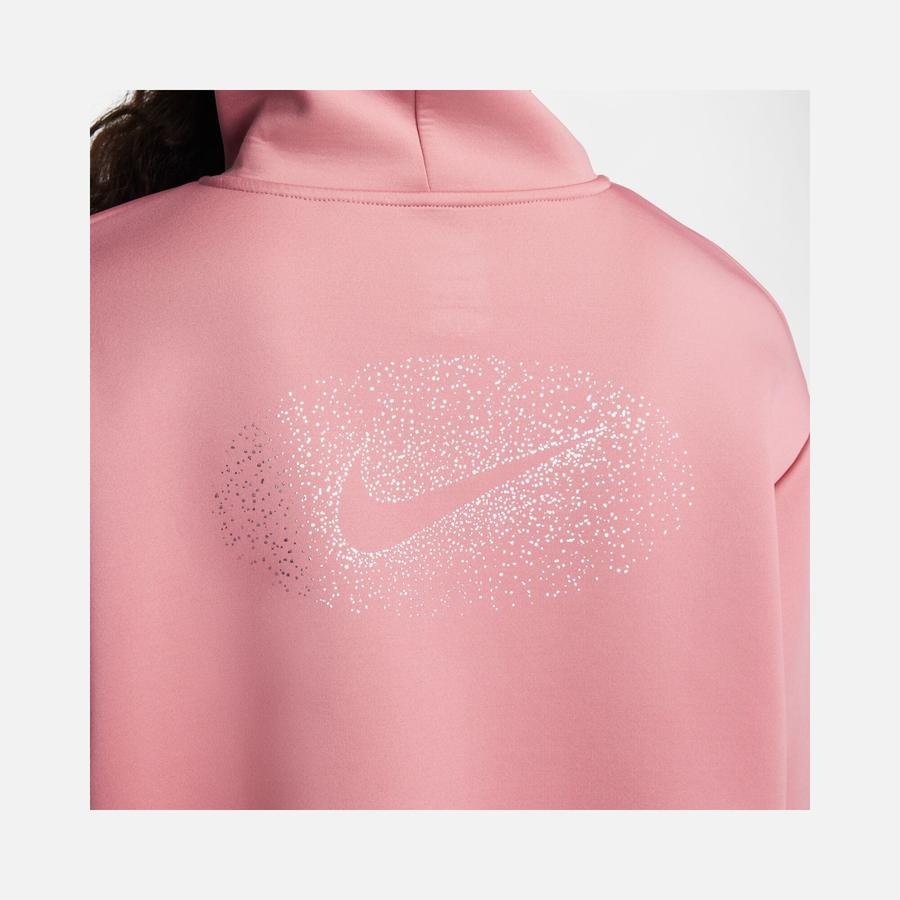  Nike Dri-Fit Graphic Shine Training Cropped 1/2-Zip Hoodie Kadın Sweatshirt