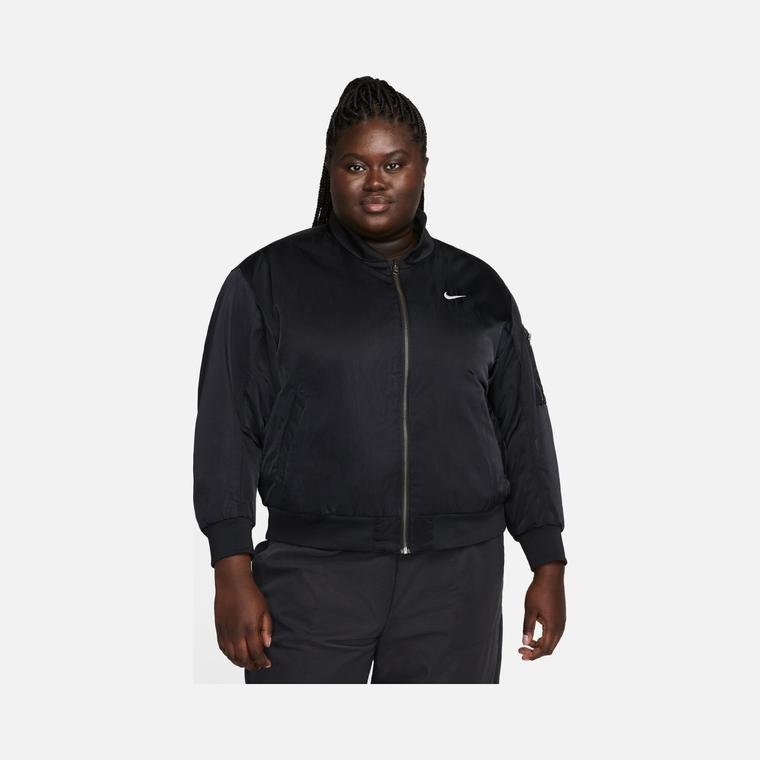 Nike Sportswear Reversible Varsity Bomber Full-Zip (Plus Size) Kadın Ceket