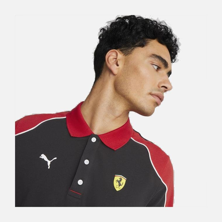 Puma Sportswear Scuderia Ferrari Polo Short-Sleeve Erkek Tişört