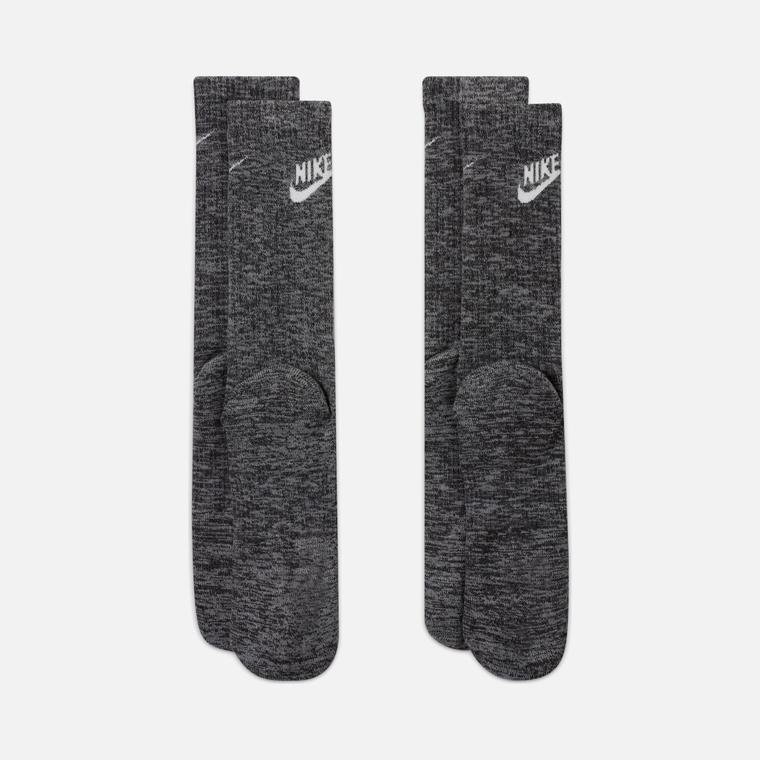 Nike Dri-Fit Everyday Plus Cushioned Crew Melange Knitting (1 Pairs) Unisex Çorap