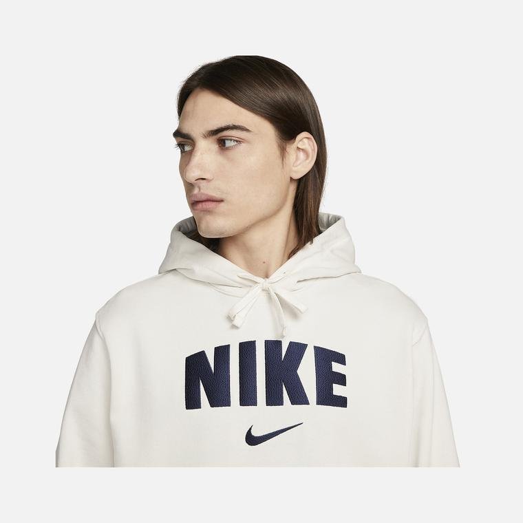 Nike Sportswear Retro Fleece Pullover Hoodie Erkek Sweatshirt