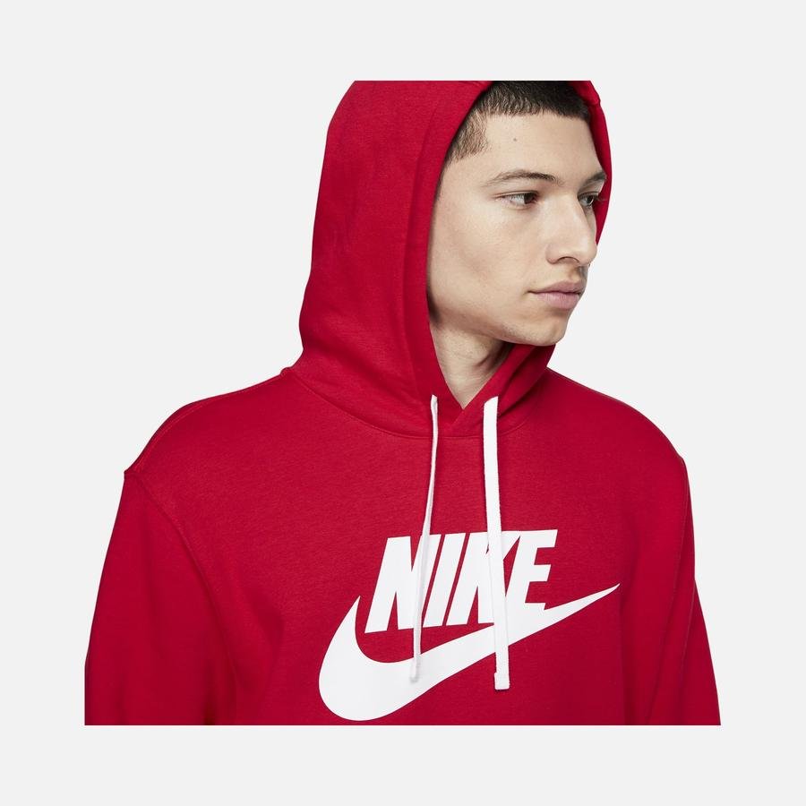  Nike Sportswear Club Fleece Graphic Pullover Hoodie Erkek Sweatshirt