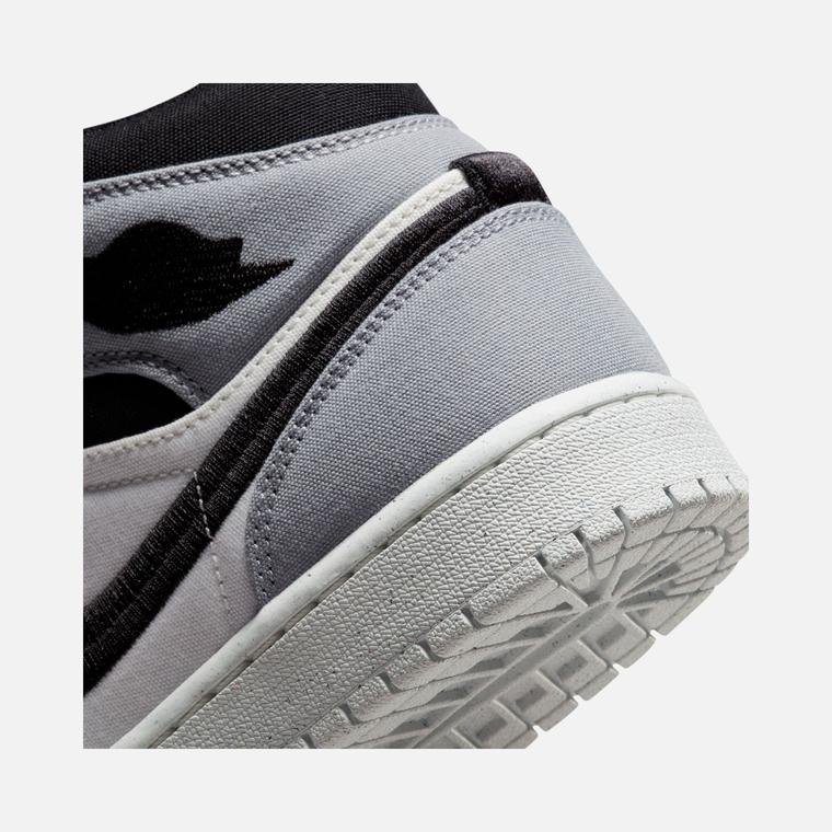 Nike Air Jordan 1 Mid SE ''Custom Swoosh Logo'' Kadın Spor Ayakkabı
