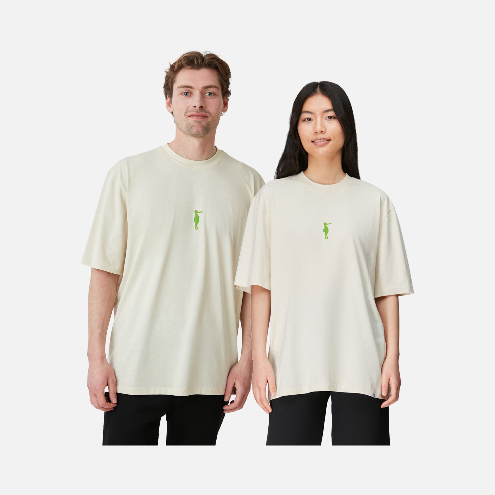 WWF Sportswear Denizatı Embroidered Oversize Short-Sleeve Unisex Tişört
