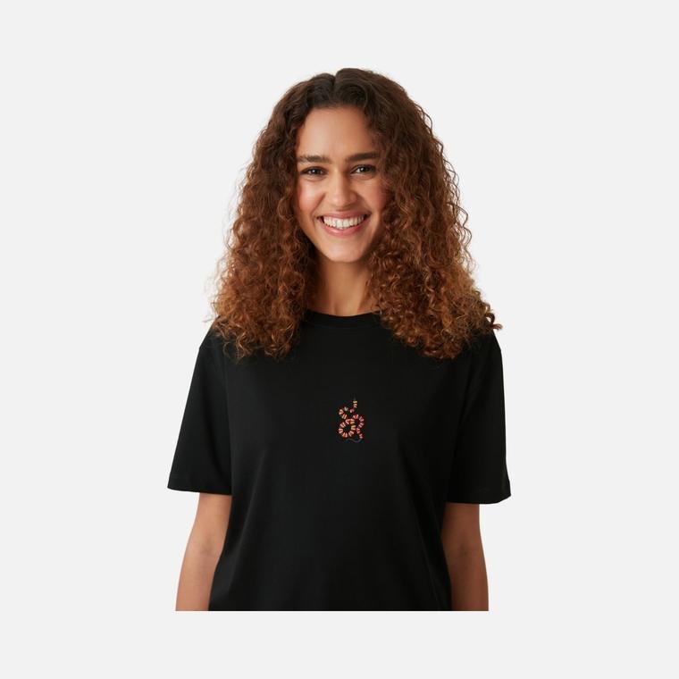 WWF Sportswear Mercan Yılanı Embroidered Short-Sleeve Unisex Tişört