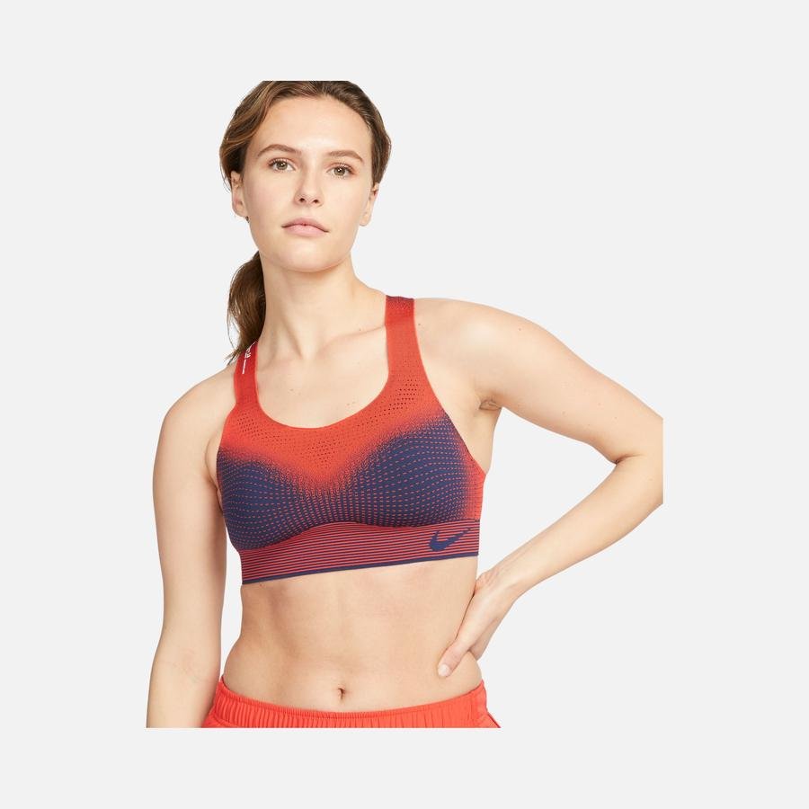 Nike Womens Swoosh Flyknit High Support Non-Padded Sports Bra