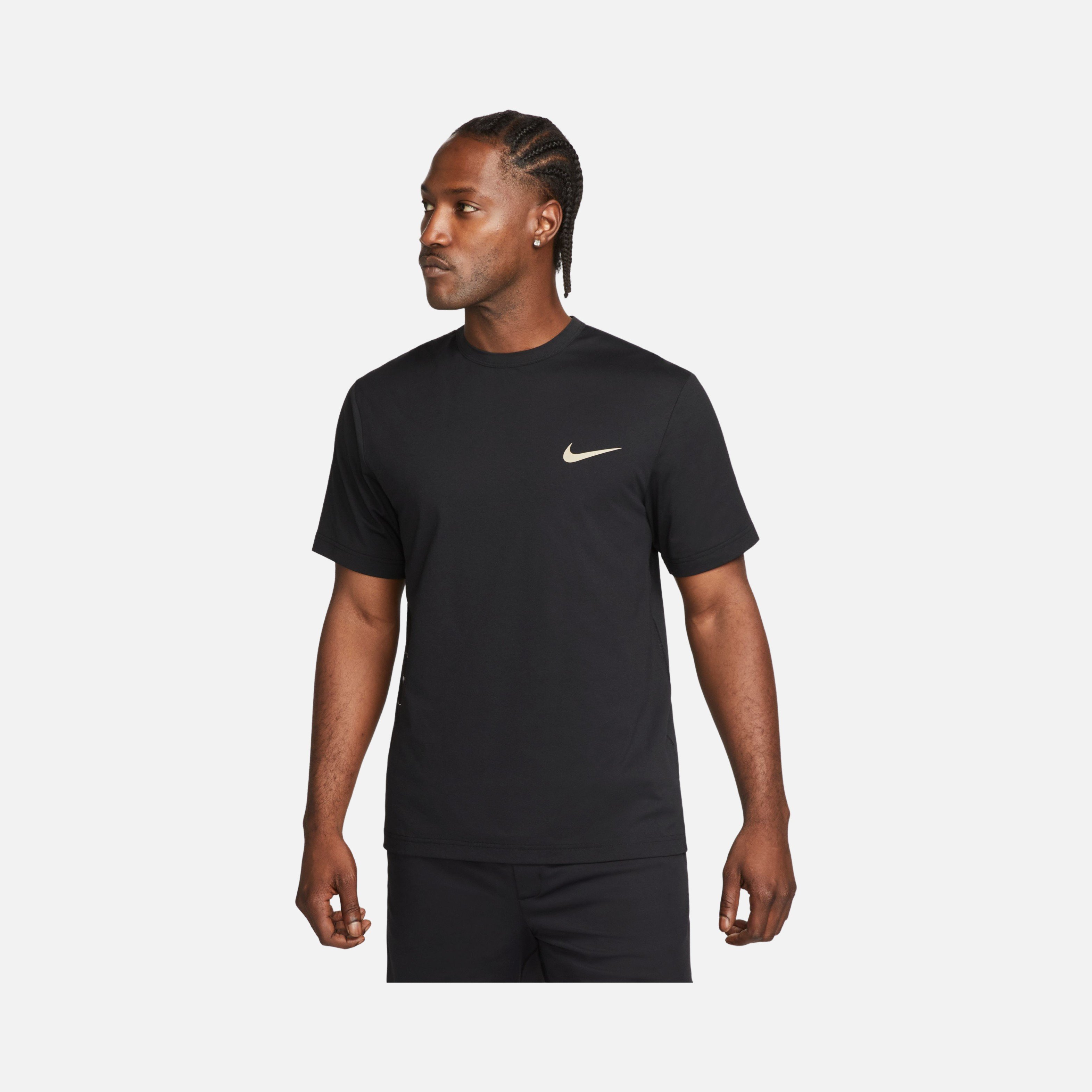 Nike Dri-Fit UV Hyverse Fitness Short-Sleeve Erkek Tişört