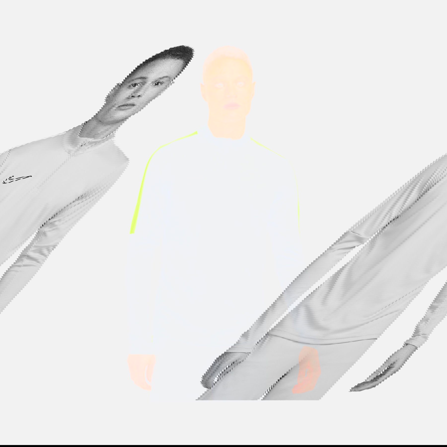  Nike Dri-Fit Academy 23 Soccer Drill 1/2-Zip Long-Sleeve Erkek Tişört
