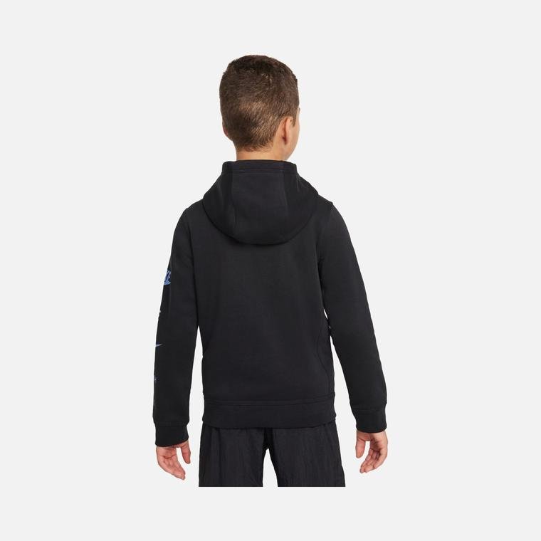 Nike Sportswear Standard Issue ''Multi Logo Graphic'' Pullover Hoodie (Boys') Çocuk Sweatshirt