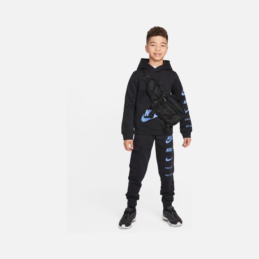  Nike Sportswear Fleece Cargo ''Multi Logo Graphic'' (Boys') Çocuk Eşofman Altı