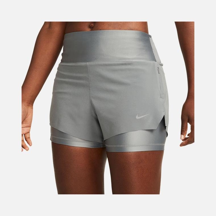 Nike Dri-Fit Swift Mid-Rise 8cm (approx.) 2-in-1 Running Kadın Şort