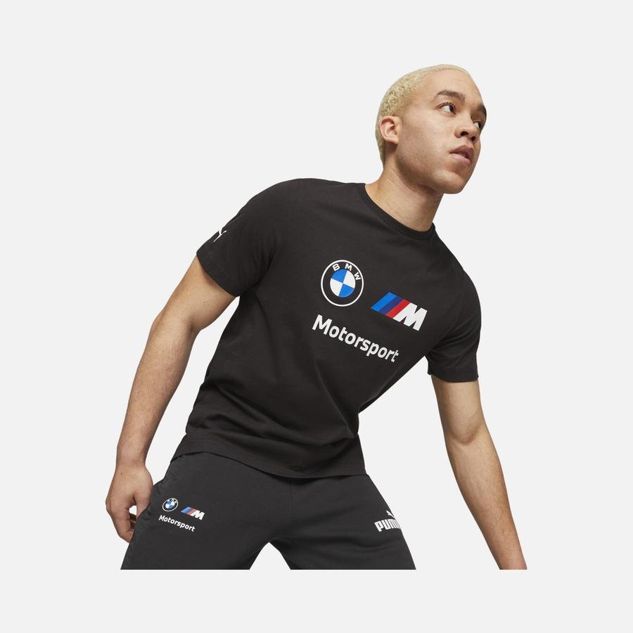  Puma Sportswear BMW M Motorsport Logo Short-Sleeve Erkek Tişört