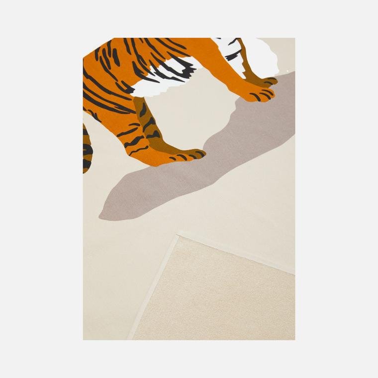 WWF Kaplan Ecological Printing (170 x 90 cm) Unisex Towel Peştamal