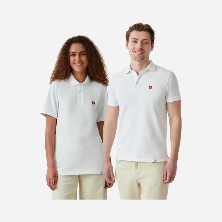 WWF Sportswear Bozayı Embroidered Regular-Fit Polo Collar Short-Sleeve Unisex Tişört