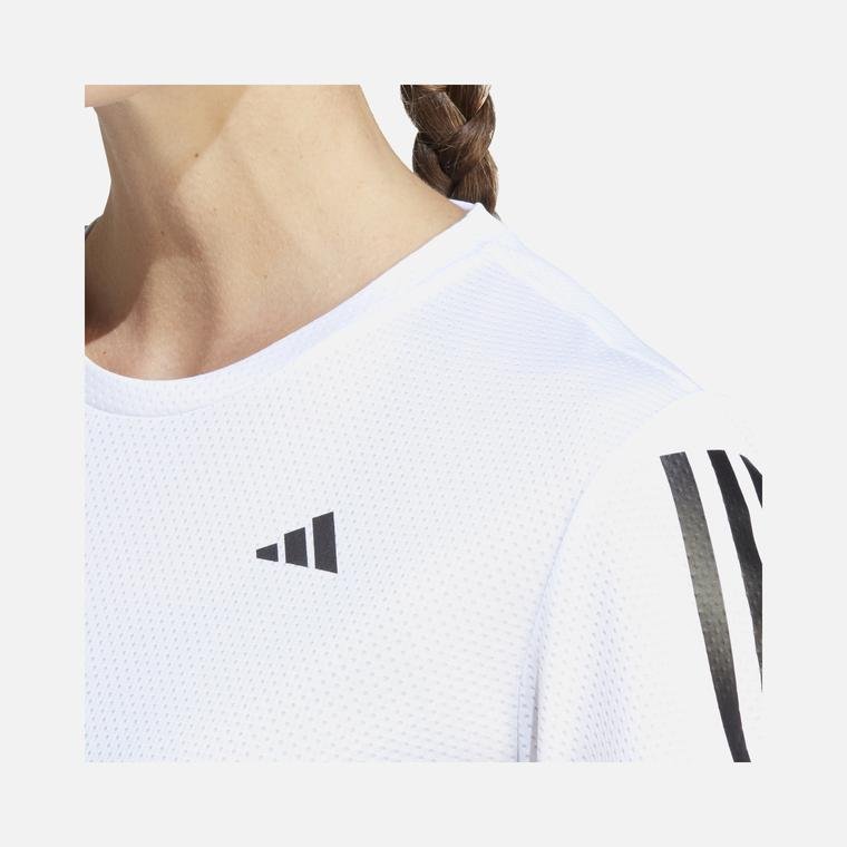 adidas Aeroready Own The 3-Stripes Running Short-Sleeve Kadın Tişört