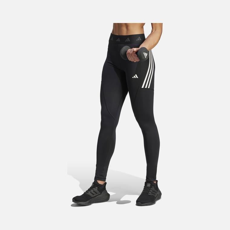 adidas Techfit Hyperglam Training Full-Length 3-Stripes Kadın Tayt
