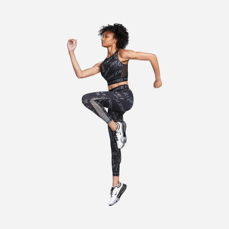 Nike Pro Mid-Rise 7/8 Printed Training Kadın Tayt