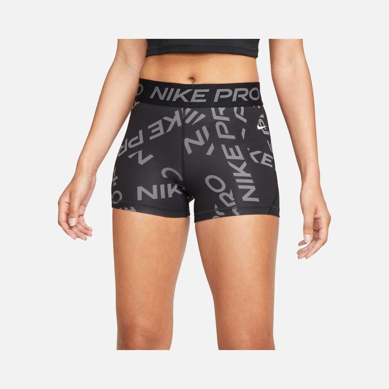 Nike Pro Mid-Rise 8cm (approx.) Printed Training Kadın Şort