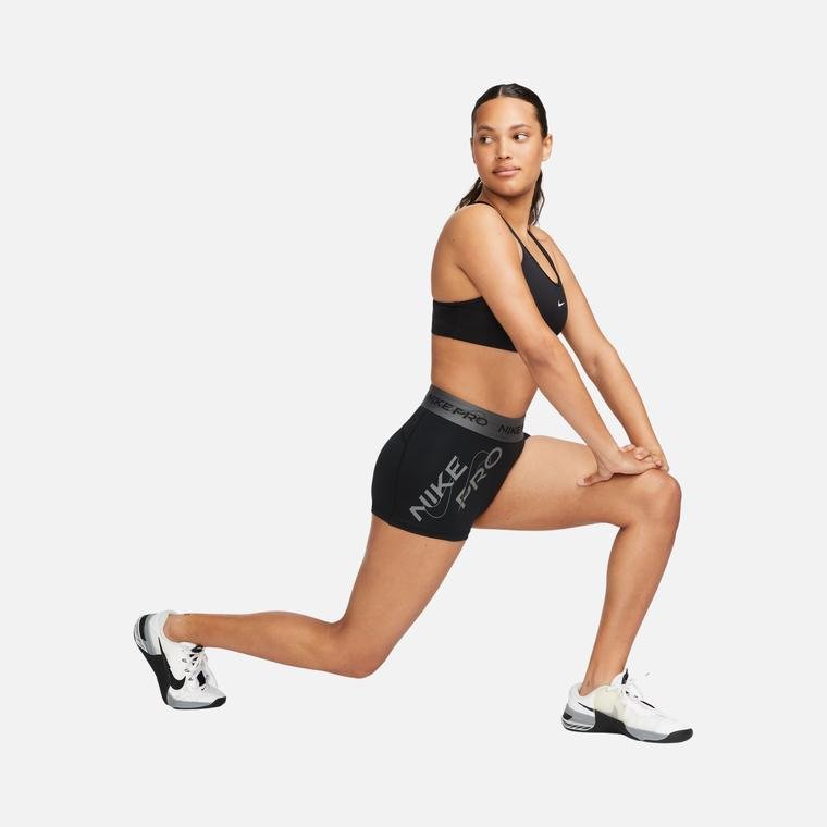 Nike Pro Mid-Rise 8cm (approx.) Graphic Training Kadın Şort