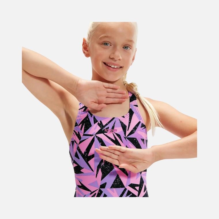 Speedo Hyperboom Medalist (Girls') Çocuk Yüzücü Mayo