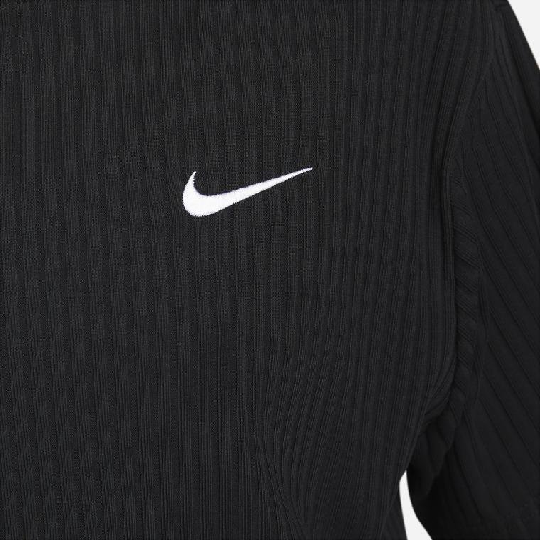 Nike Sportswear Ribbed Jersey Short-Sleeve Kadın Tişört