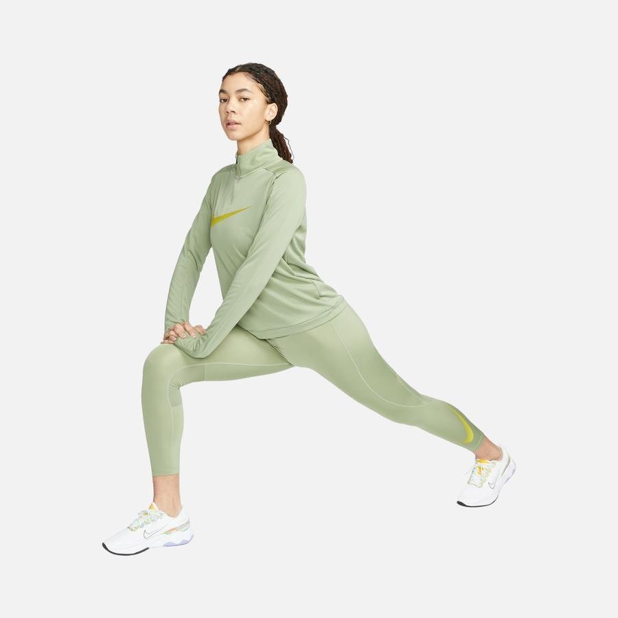  Nike Dri-Fit Fast Mid-Rise 7/8 Running Kadın Tayt