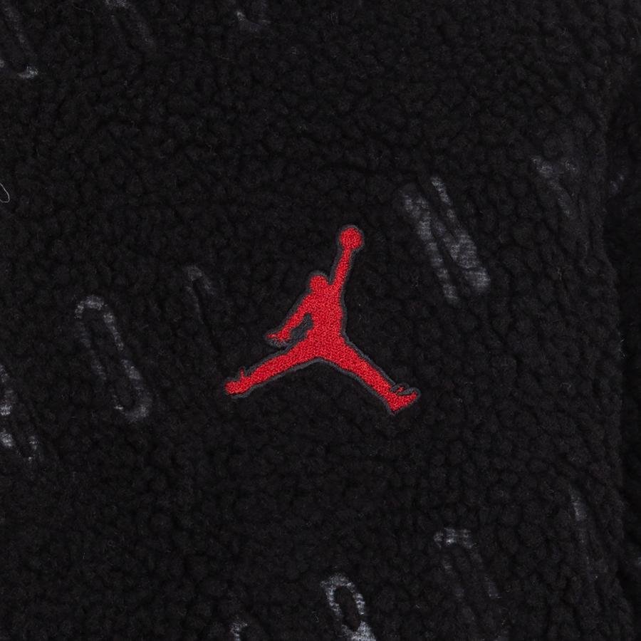  Nike Jordan Jacquard Sherpa Full-Zip Hoodie (Boys') Çocuk Mont
