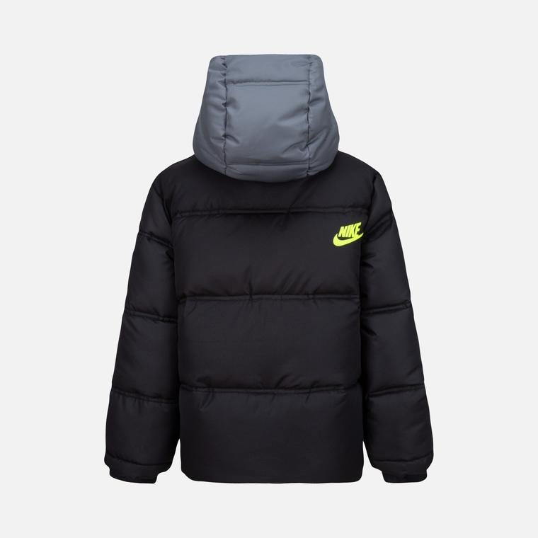 Nike Sportswear Colorblock Puffer Full-Zip Hoodie (Boys') Çocuk Mont