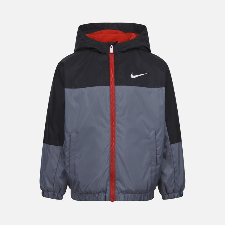 Nike Fleece Lined Woven ''Just Do It'' Full-Zip Hoodie Çocuk Ceket