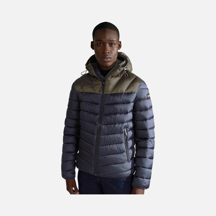 Napapijri Sportswear Aerons Colorblock Full-Zip Hoodie Erkek Ceket