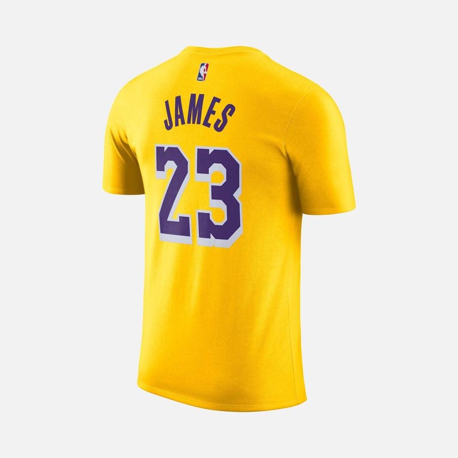 Nike Los Angeles Lakers NBA Essential Short-Sleeve Erkek Tişört