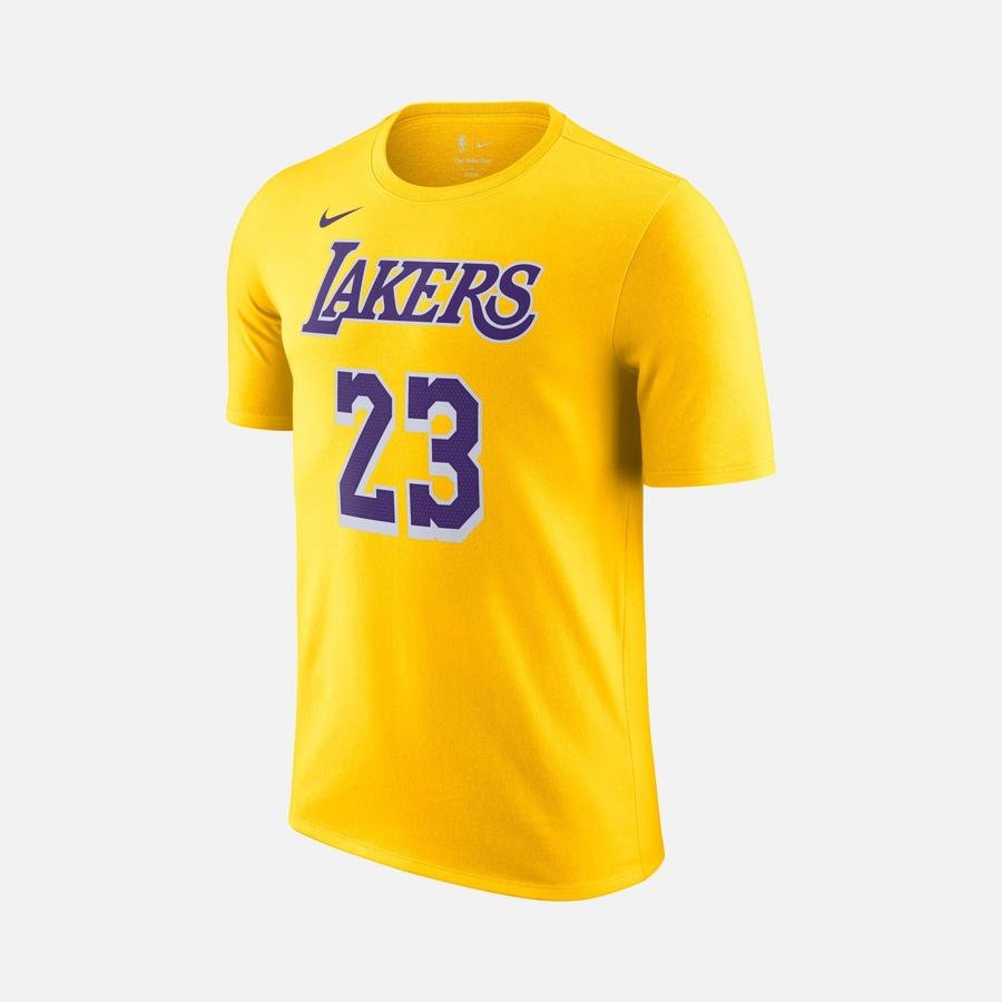  Nike Los Angeles Lakers NBA Essential Short-Sleeve Erkek Tişört
