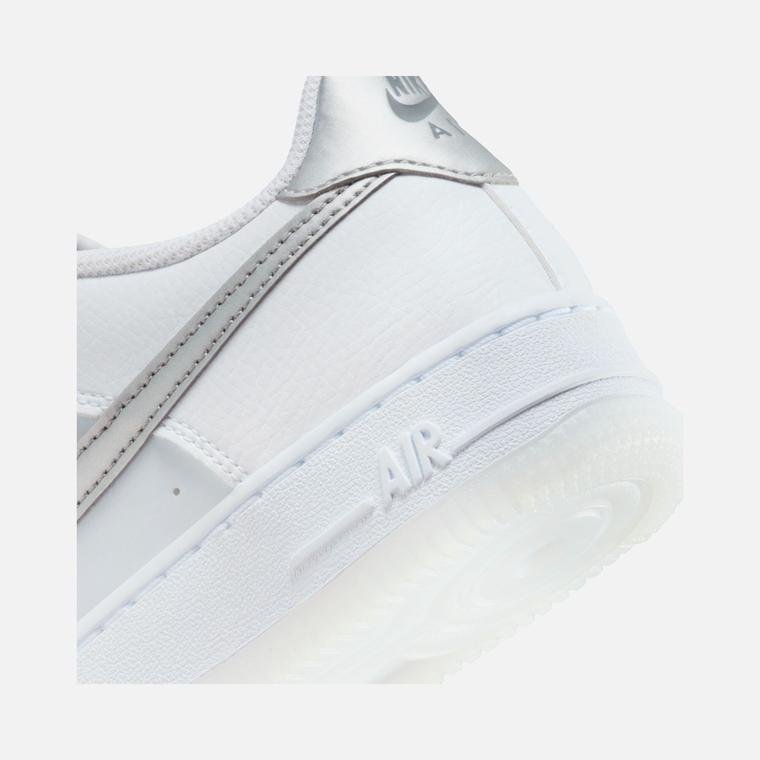 Nike Air Force 1 ''Metallic Silver Swoosh'' (GS) Spor Ayakkabı